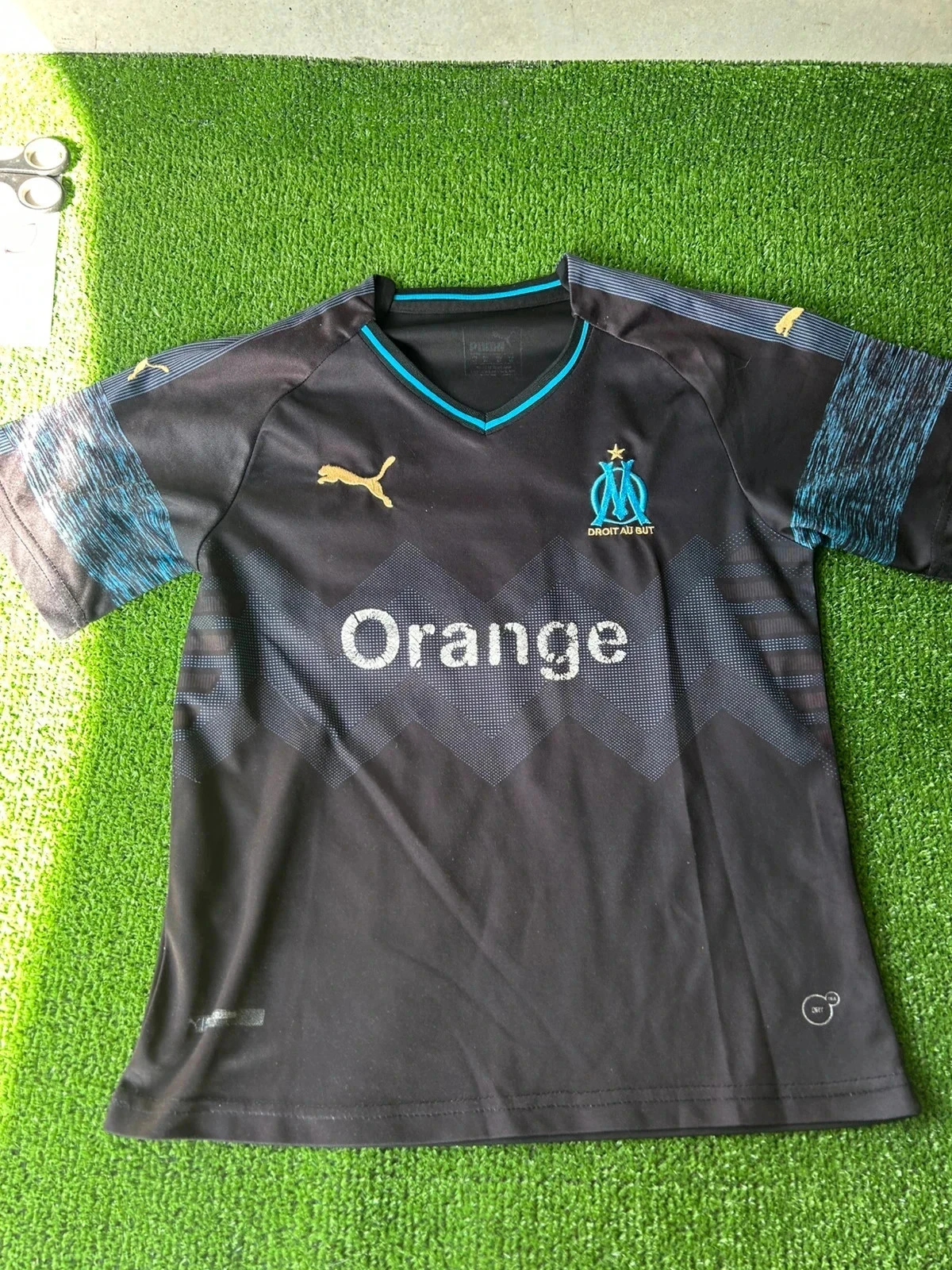 Black & blue OM Puma jersey size M - Olympique de Marseille – photo 2
